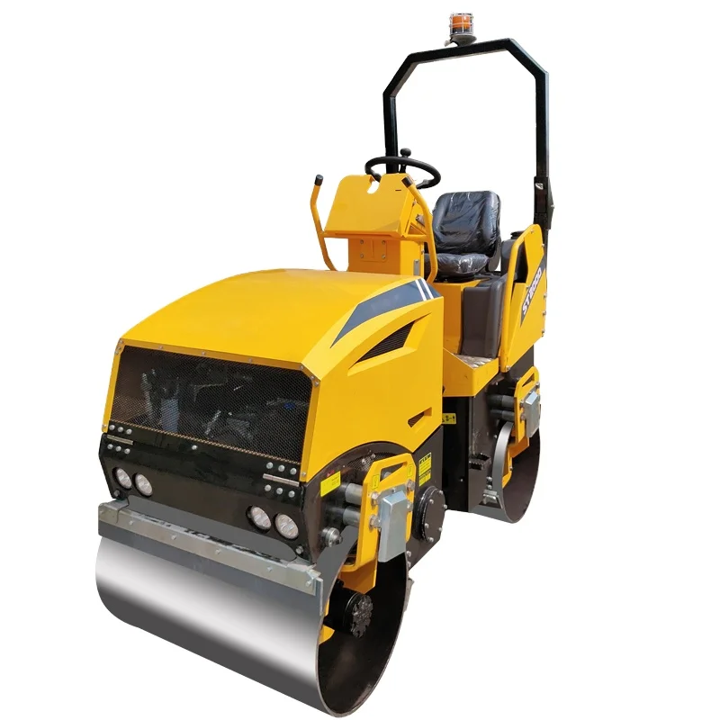 Asphalt Rollers Road Machinery Mini Compactor 3ton 4ton 5ton Double Drum Driving Roller