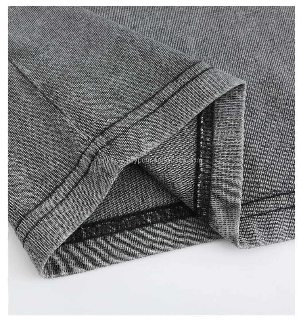 Dropshipping Oversized Custom Graphic t shirts DTG Printed custom t shirt printing Vintage Washed Heavyweight Cotton Plain Men T