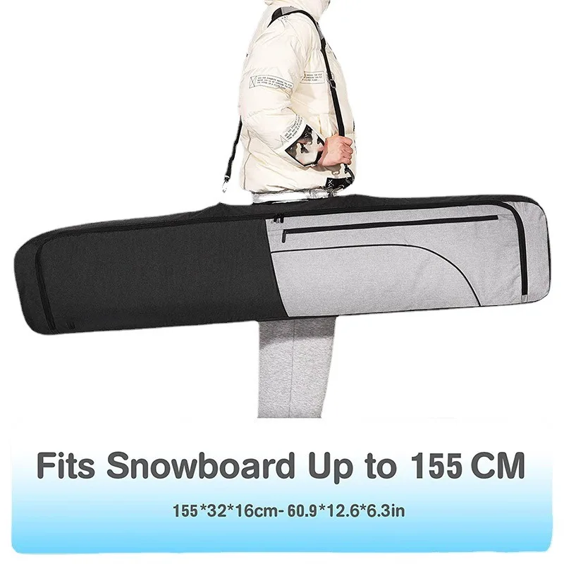 600D Snowboard Bags Outdoor Sports Totebag Ski Accessories Storage Sling Shoulder Bags Ski Boot Helmet Organizer Skateboard Bags