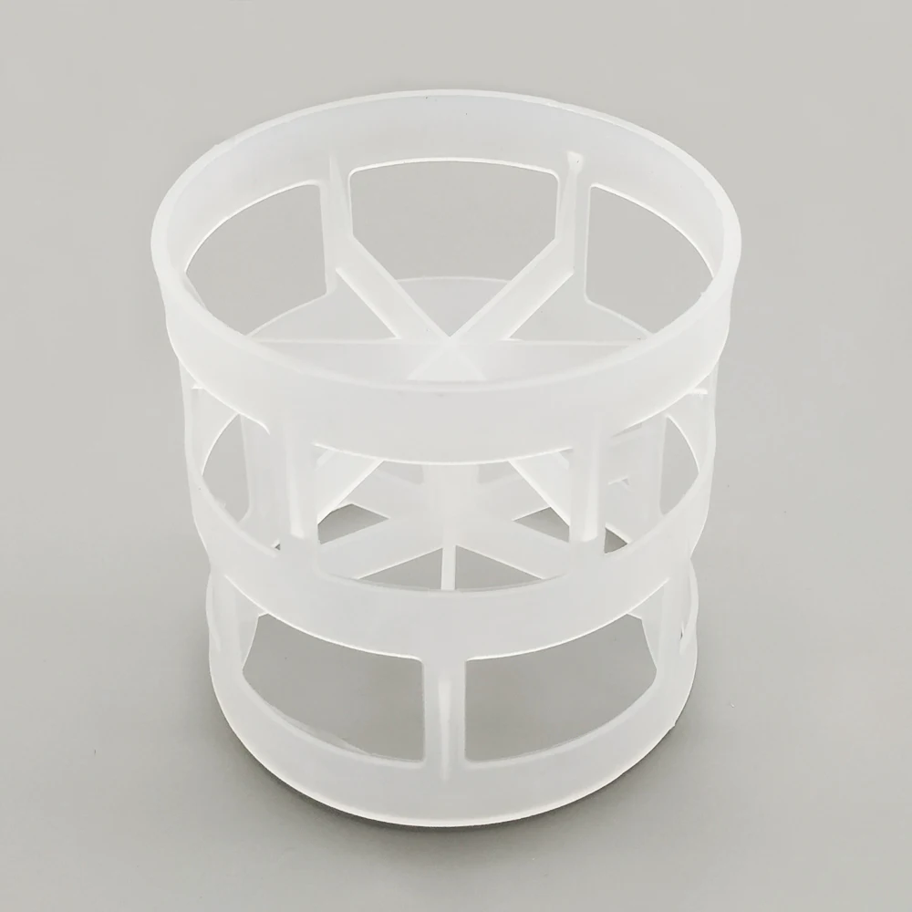 Polypropylene PP PE  PVC PTFE PVDF Plastic Random Packing PP Pall Ring