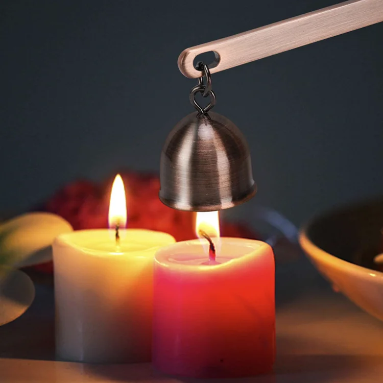 Rose Gold Black Sliver Cutter Snuffer Tray Wick Trimmer Accessory Candle Tool Set