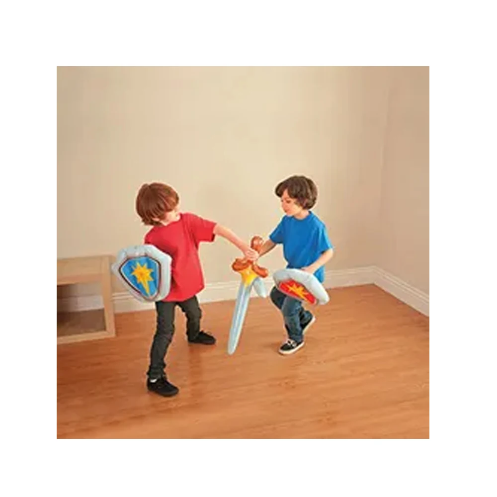HOT sale Inflatable Sword and Shield Warrior Weapons for kids toy