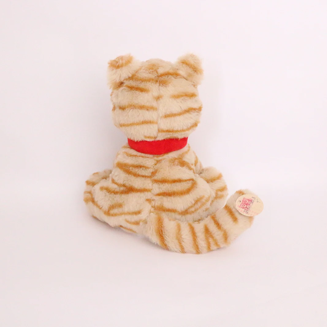 Squat cat Plush Cushion pillow Pp plush cotton stuffed home decor doll Smiling face cartoon plush toy Live squat cat