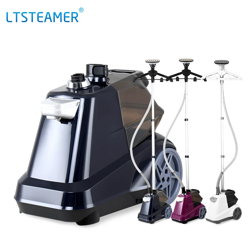 2200W vertical hanging ironing machine clothes steam iron fabric foot switch garment steamer