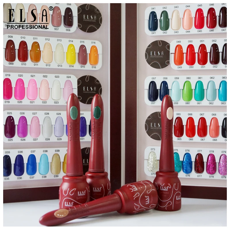 
Elsa 12ml Retro Brown Long Lasting 80 Colors Gel Nail Polish Ship from Moscow Stock 