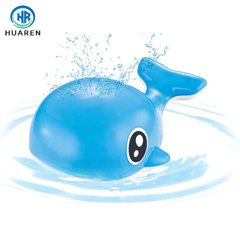 Factory Summer Tub Toy Toddler Led Light up Kids Baby Whale Automatic Spray Water Bath Toys