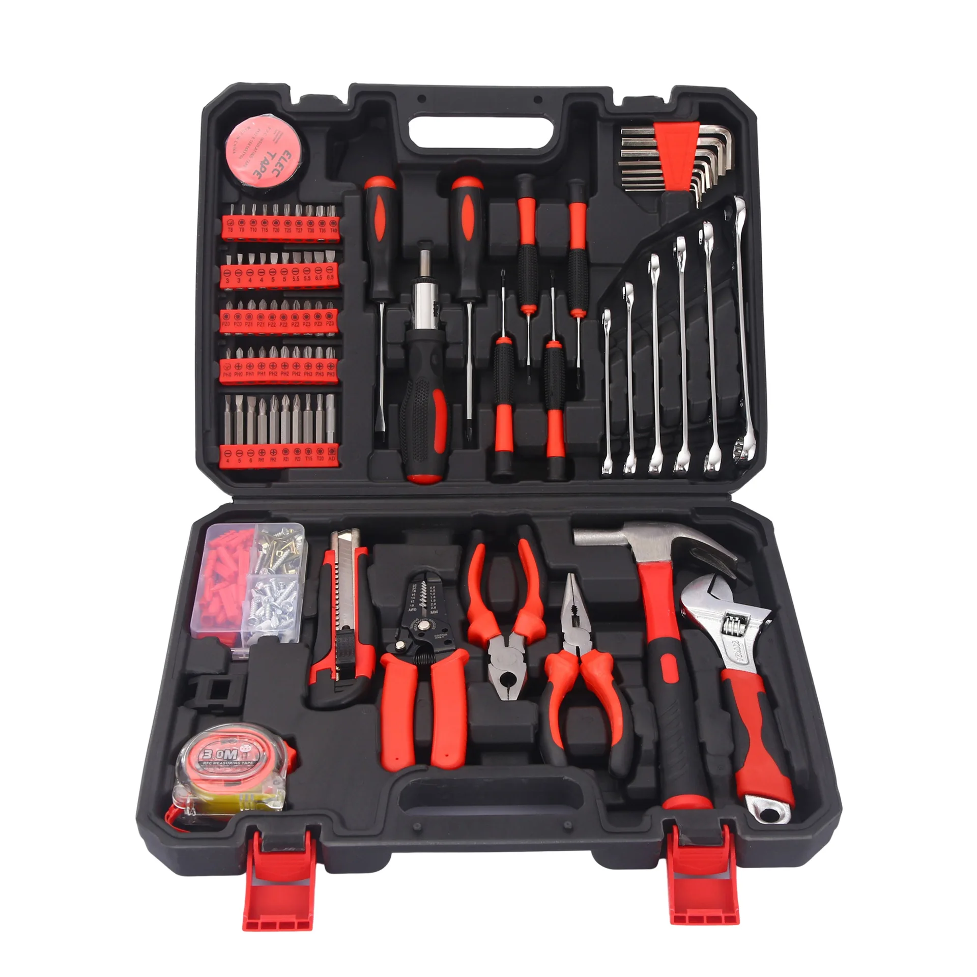 53pcs Spanner Car Repair Tool Box Universal Hardware Hand Tools Ratchet Wrench Socket Sets
