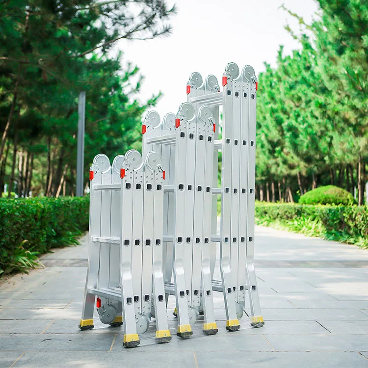 Aluminium Multi Position Foldable Domestic Use Stair Ladder