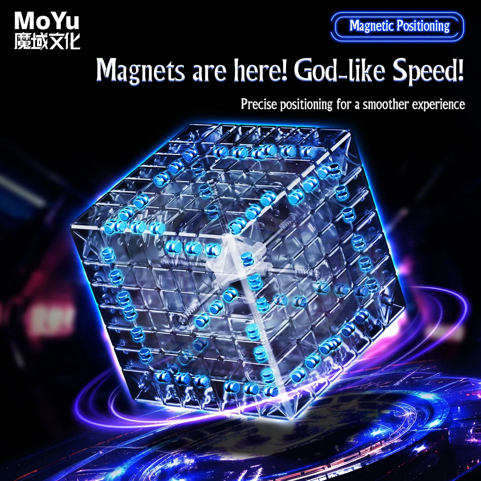 MOYU  MeiLong 7M 7*7 Magnetic Version Upgrade Magic  Puzzle Cube Toys for Kids