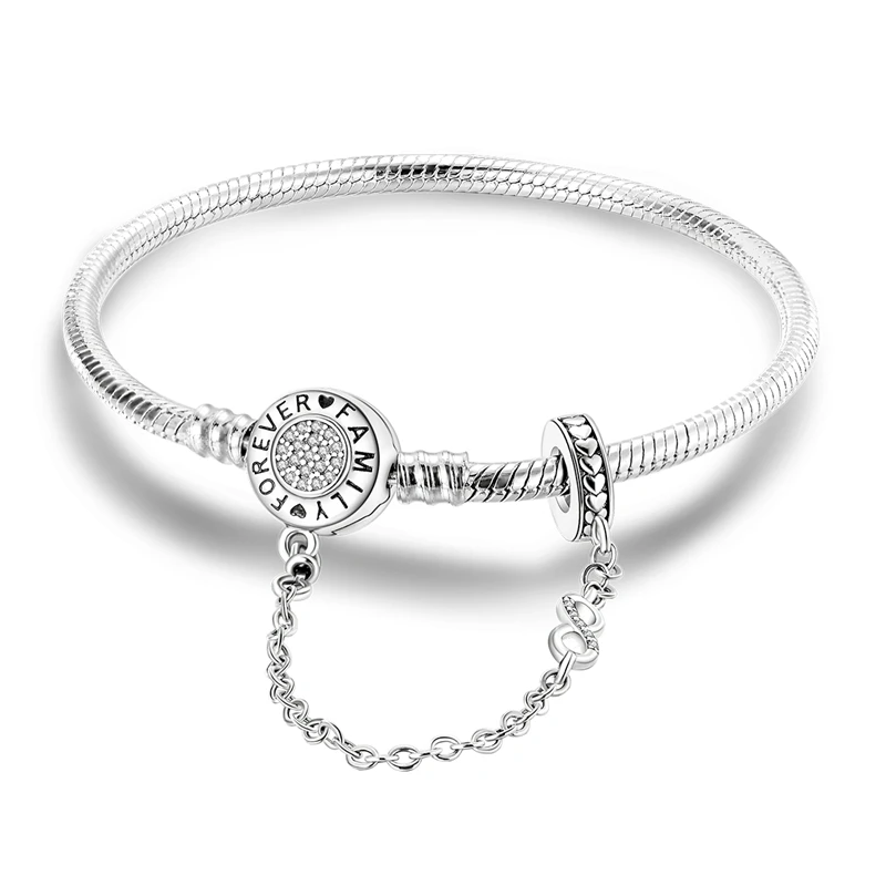 Pulseiras Bileklik Factory Original Bracelets S925 Silver Snake Charm Bracelet Fine Jewelry With Logo Ale 925 For Diy Jewelry