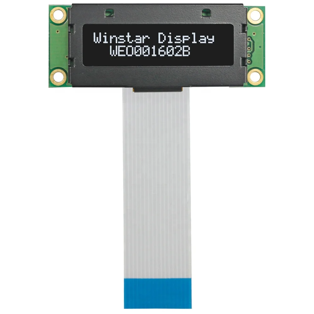 1602 Oled Factory  Winstar 1602B 1.23 inch OLED Character Display Module 5V Power Supply 16x2