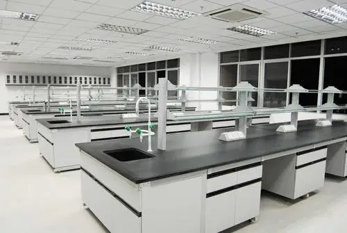 Steel workbench designs chemistry with sink Lab table