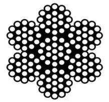 1x19 7x19 Проволочный Трос из нержавеющей стали с Люверсами