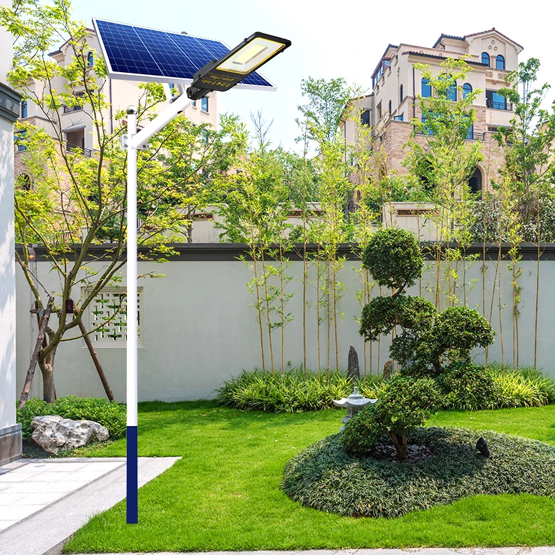 Lightsincere Высокий люмен Солнечный светодиодный уличный фонарь с раздельные панели 50 80 100 120 150 200 300 Вт наружных уличных фонарей работающих на солнечных батареях