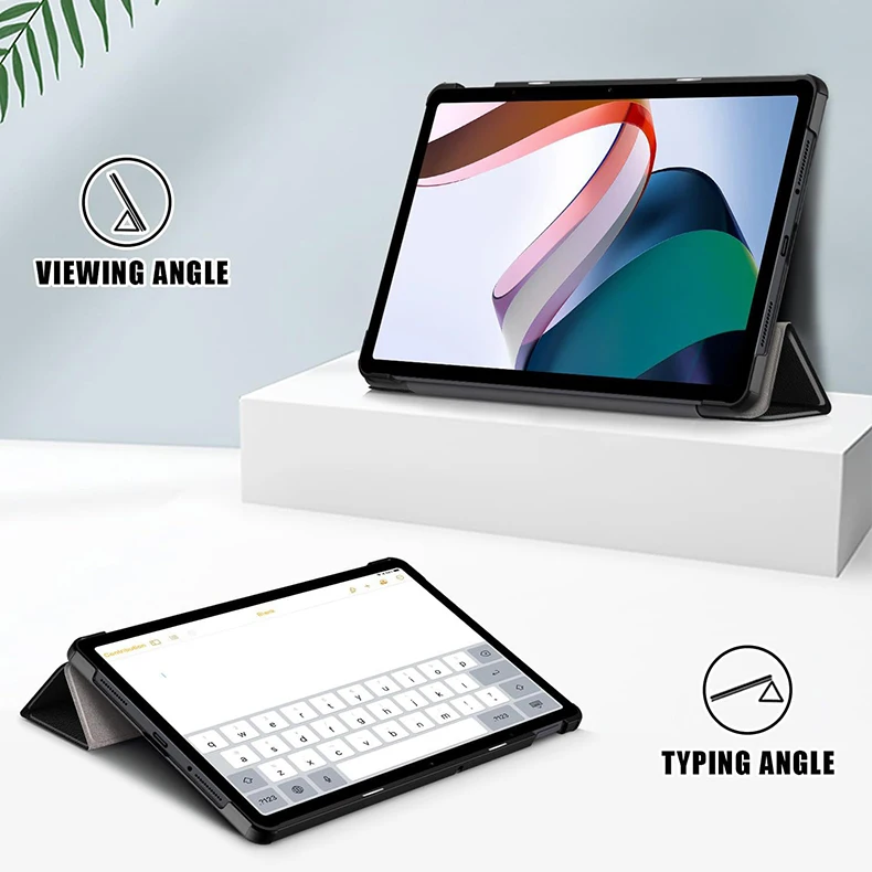 Minibook Pu Leather Holder In Stock Stand Cover Smart Shockproof 360 Degree Rotation Tablet case Laptop Case For Redmi Pad Pro12
