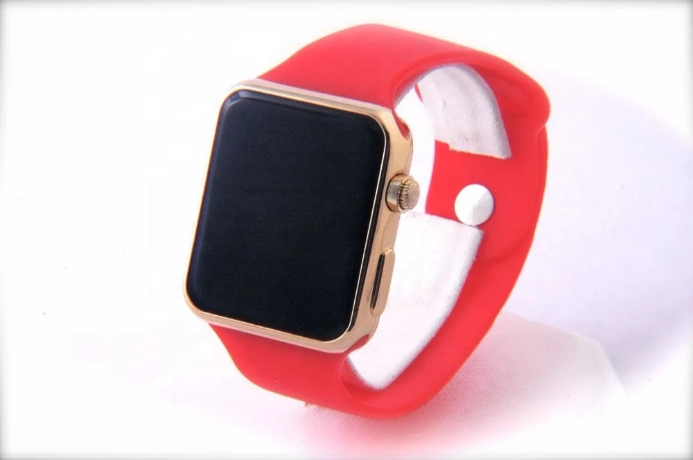 3ATM waterproof stainless steel back touch screen digital smart watch custom gold watches wholesale