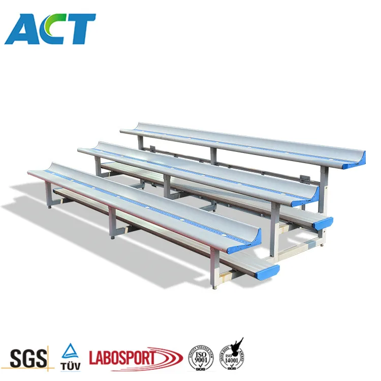 
Portable stadium bleacher movable player bench seating for soccer 