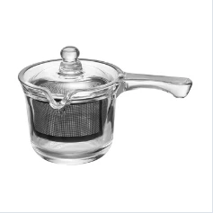 Heat Resistant Glass Teapot Coffee Pot with Glass Infuser and Lid Infusion Tea Pots