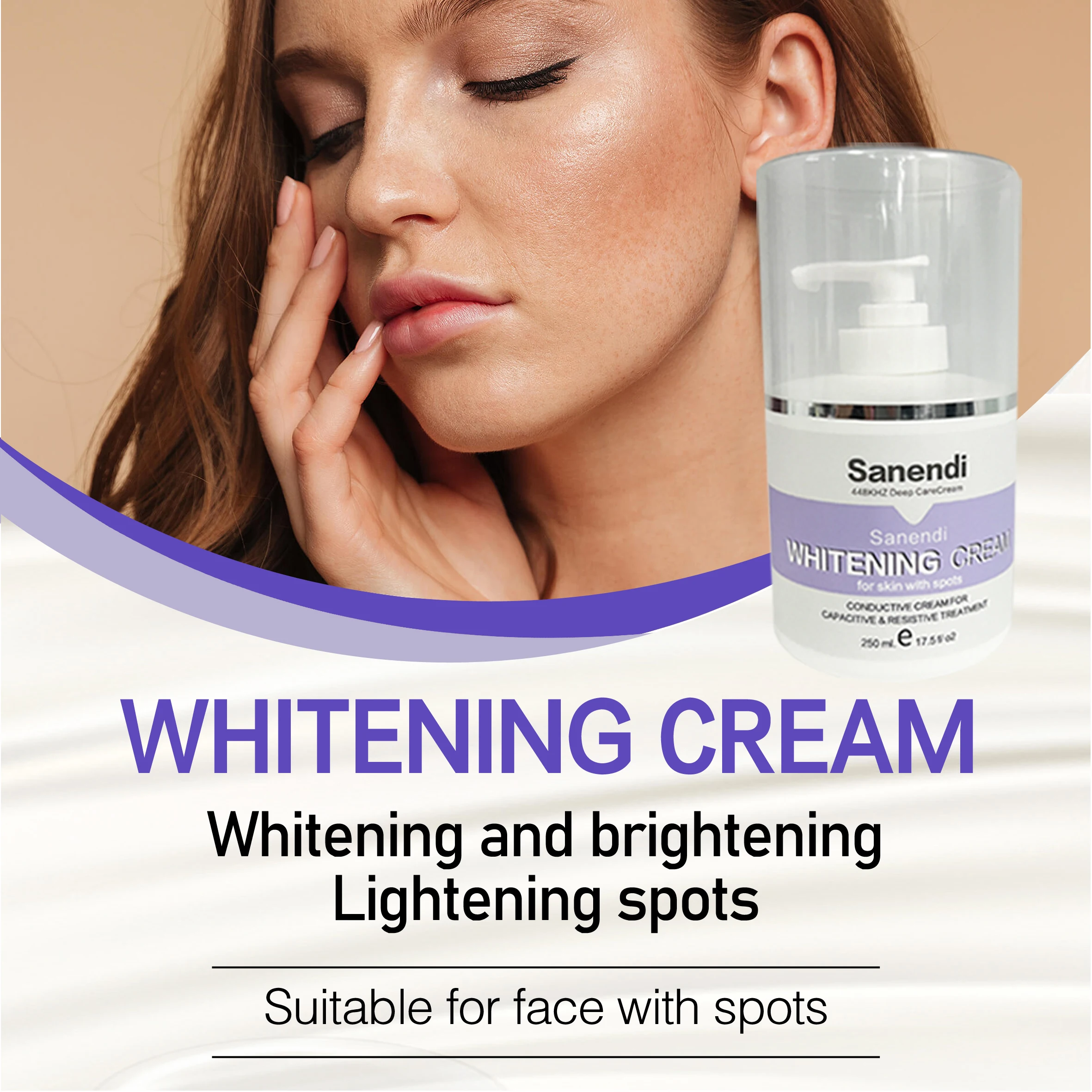 INDIBA 448KHZ Cream RF Radio High Frequency Cream  Lubrication Dedicated for High -frequency Treatment Device  Firm Lifting