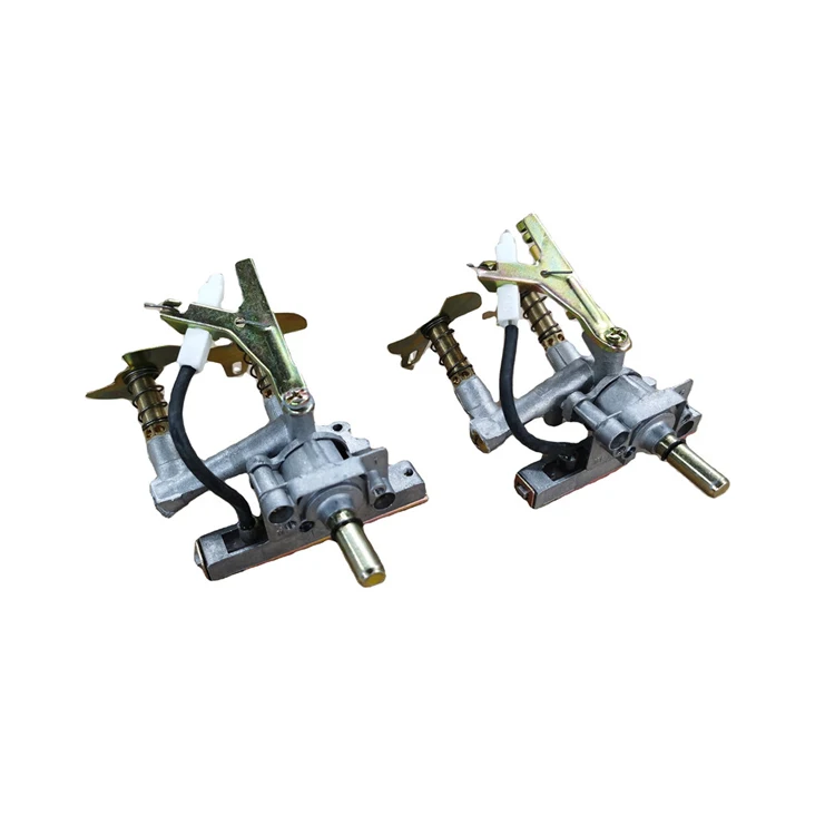 High quality low price components big lpg switch electronic ignition control brass safety stove gas burner valve for cooker