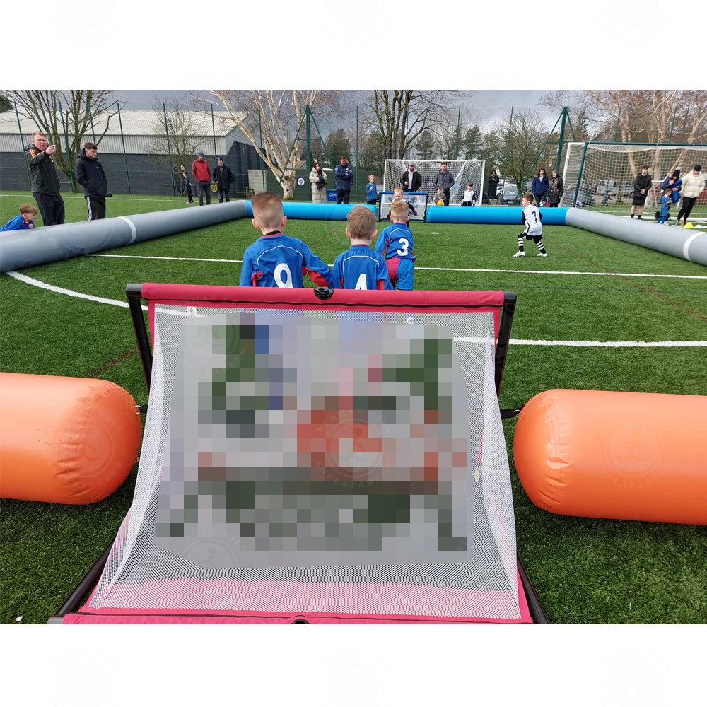 Outdoor Indoor Inflatable Soccer Field/Arena Portable 3V3 Football Pitch For Sport Practice