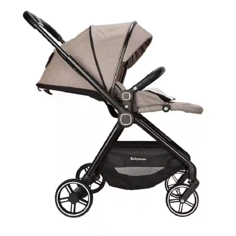 One button portable foldable baby stroller baby stroller