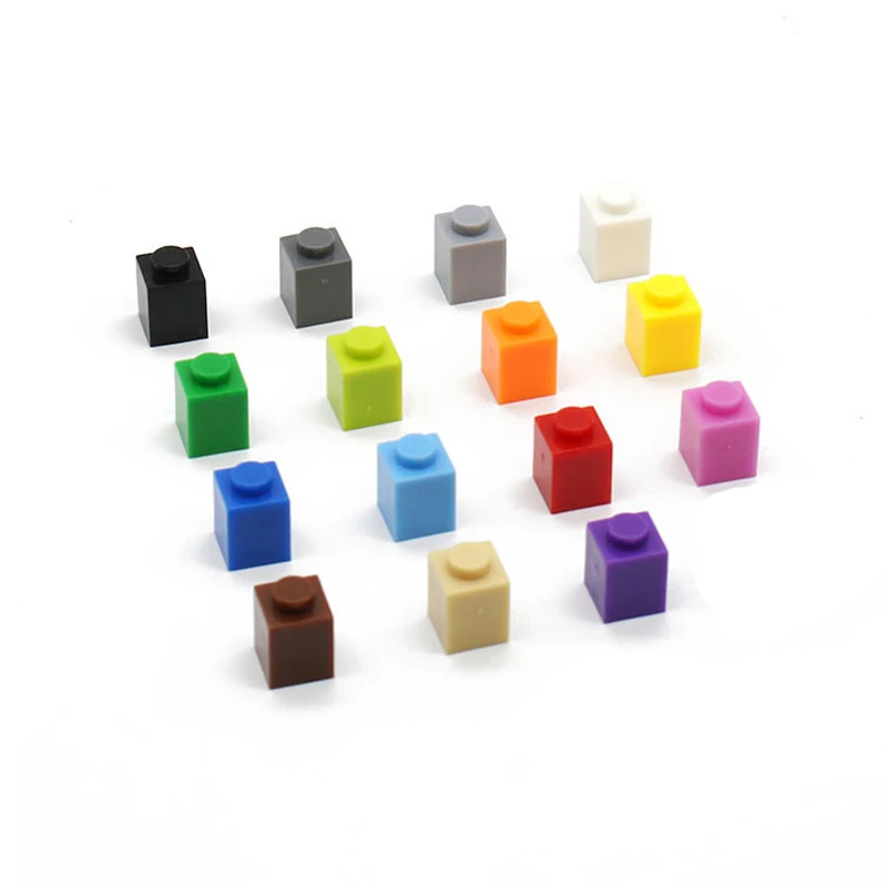 DIY Plastic Building Blocks Freely Assemble Base Bricks Block 1x1 Parts Education Toys 3005