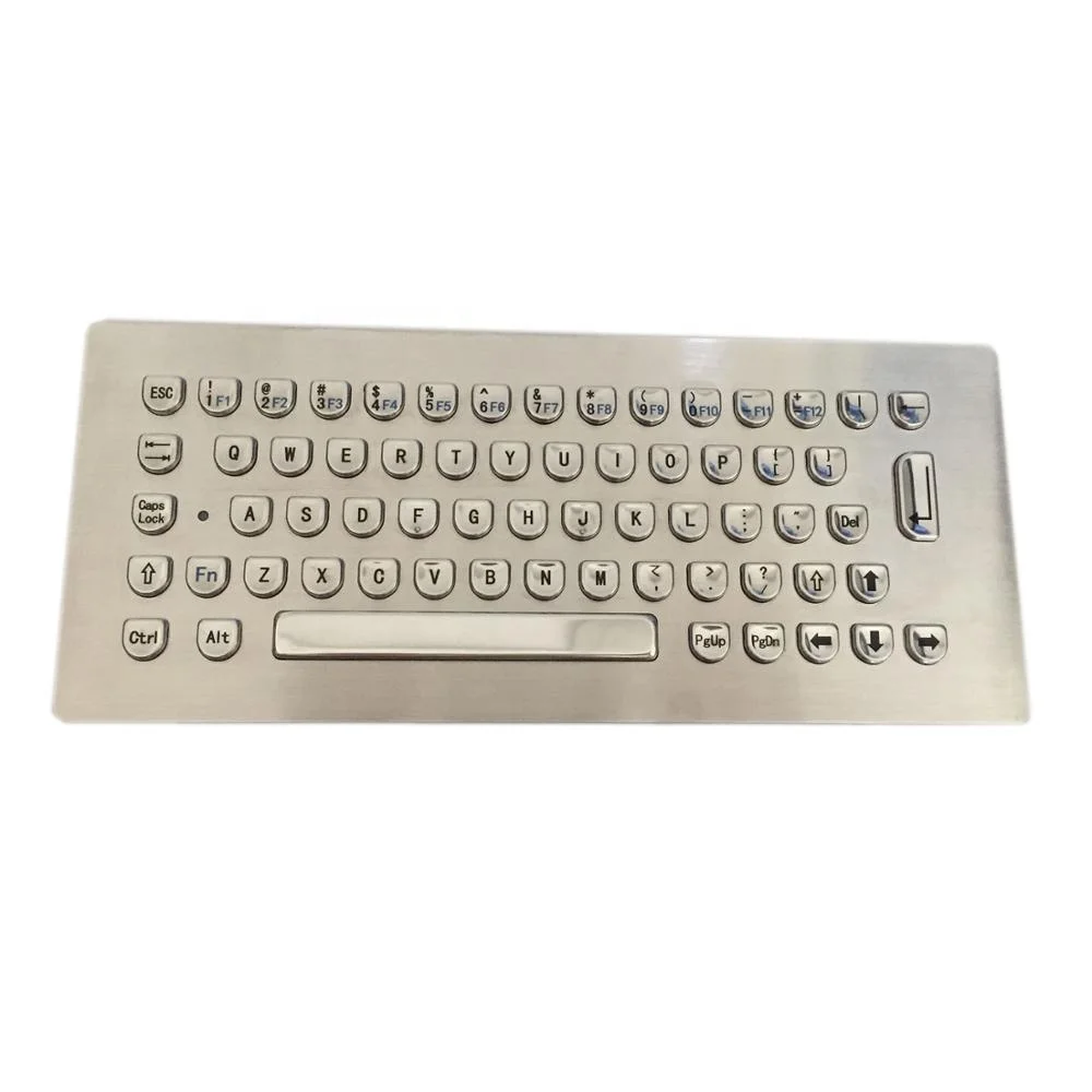 Металлическая клавиатура из нержавеющей стали на заказ, 44 клавиши