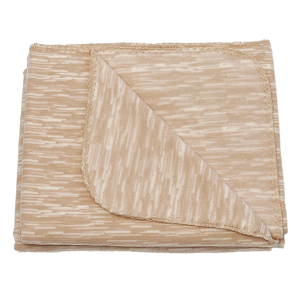 Custom Eco Friendly Global Recycled Standard Sustainable GRS Microfiber Polar Fleece Warmer Throw Blanket Manufacturer