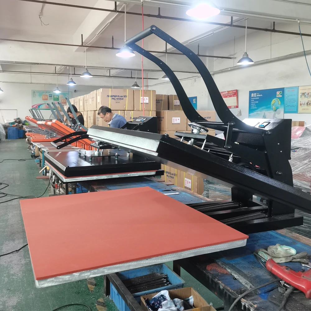 Direct factory cloth logos sublimation printing heat press machine digital heat transfer printing machine 80x100