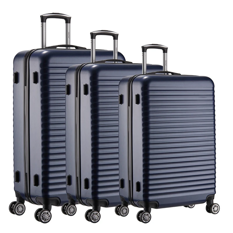 Women Men Custom Luxury ABS Hand Luggage Sets On Wheels travel Luggage Set for Outdoor Travel 3 Colors