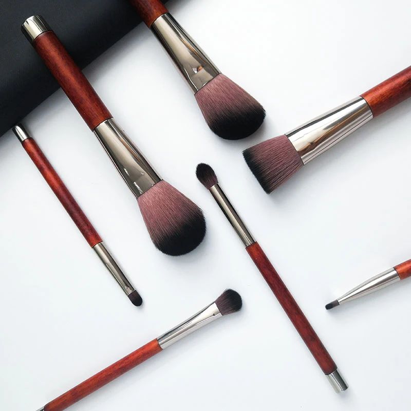 Professional Makeup Brush Set 7 PCS Make Up  Brushes  For Contour Eyeshadow Mascara Beauty Accessories