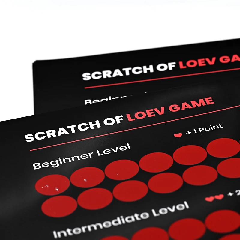 Custom Adult Sex Scratch Off Poster For Love Game Playing Date Night Scratch Poster Creative Gift Party Games For Couple