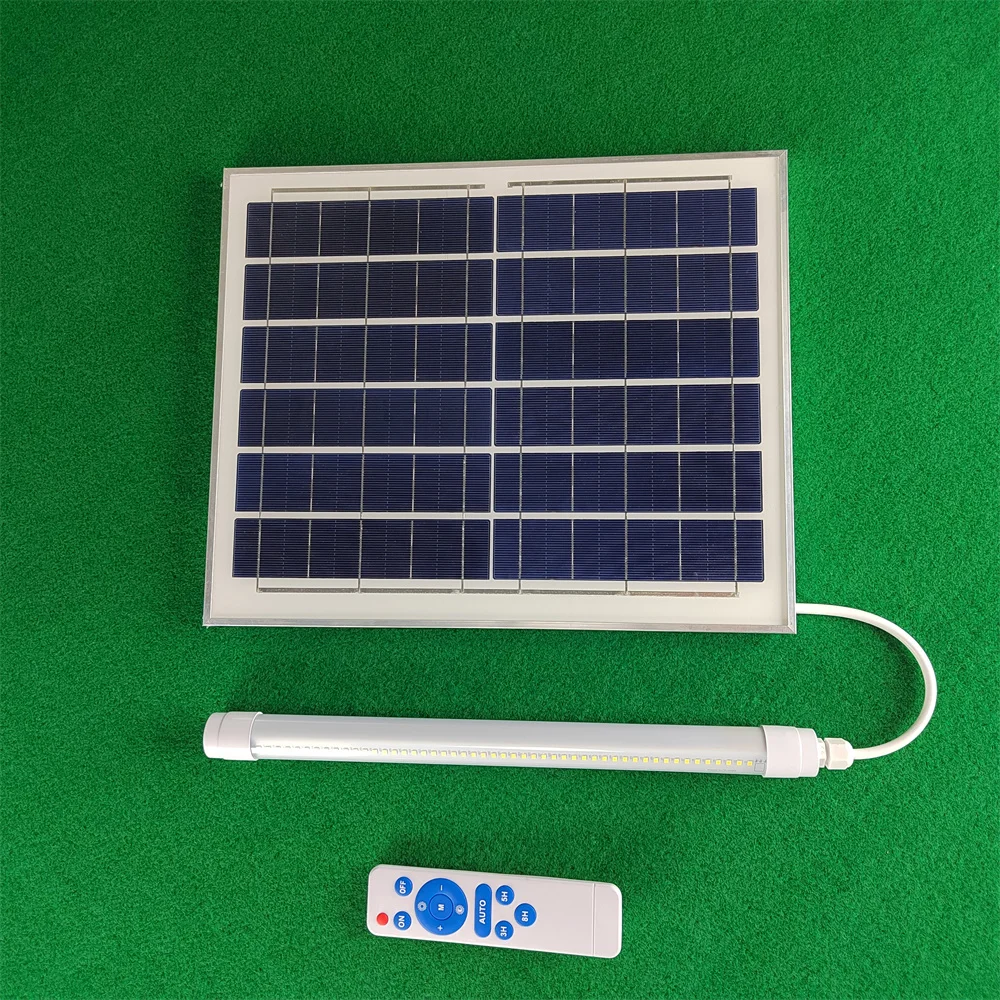 led light tube with battery pack solar tube lights led with solar  Remote Control 30cm ip65 Manufacturer T8 Solar led tube light