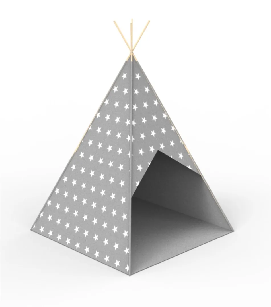 Factory Direct Wholesale Durable Tipi Cute Tent Children Play Teepee with Eight Wood poles