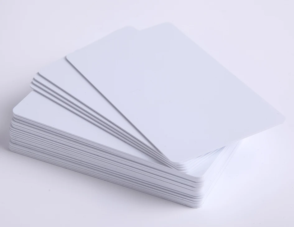 13.56MHz MF IC White Blank Proximity Card Access Sensing Card S50 MF M1Smart Key Card Door Entry System