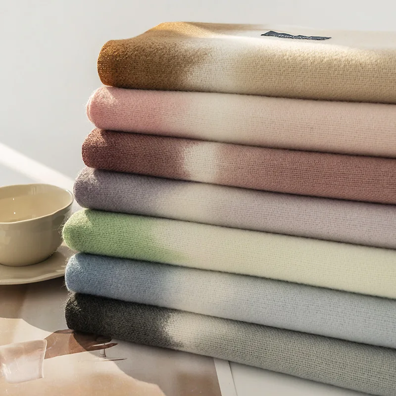 2023 new tassel scarf women warm candy solid color turkish cashmere pashmina shawl scarf