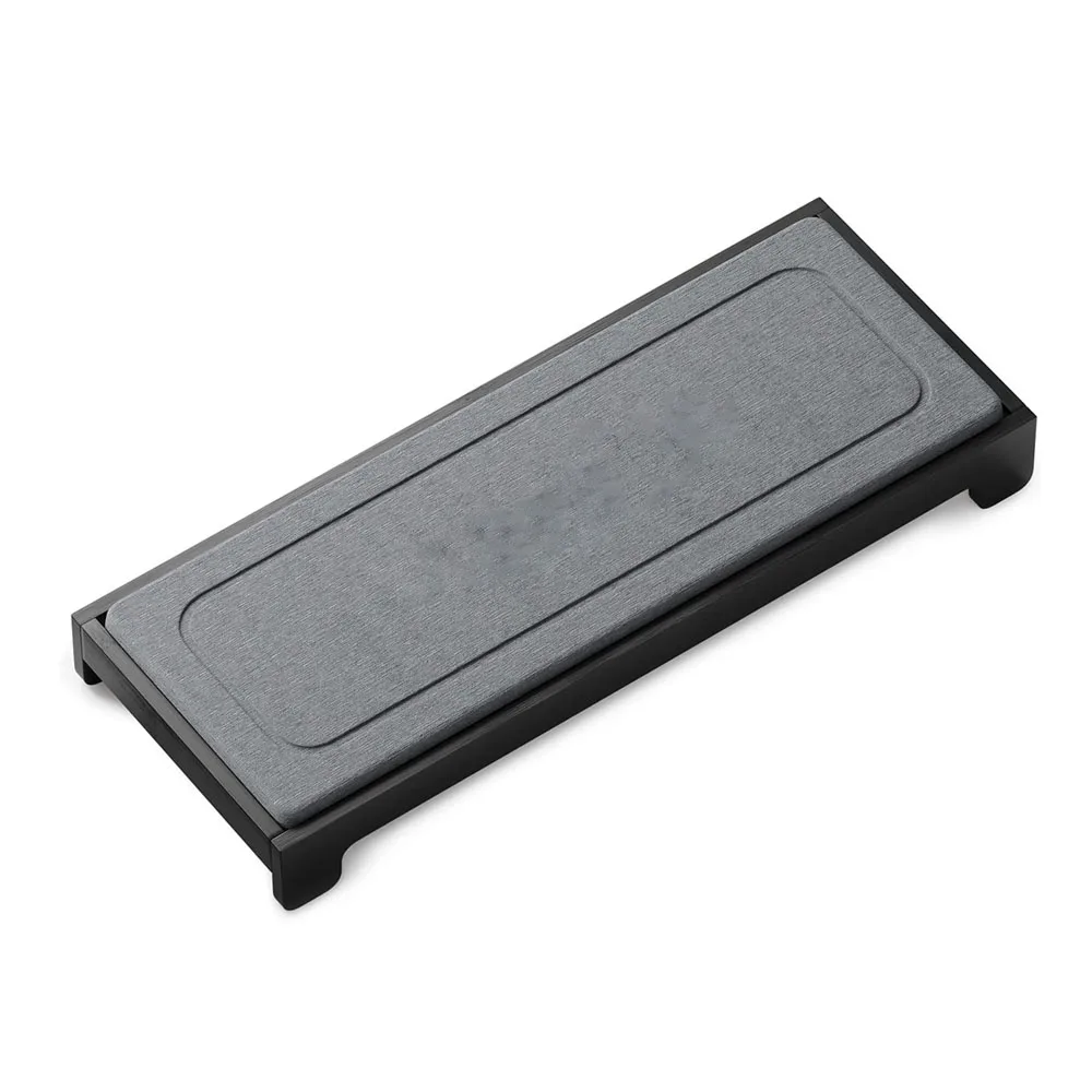 Bamboo Stand Kitchen Sponge Soap Holder Dispenser Instant Dry Stone Sink Caddy Organizers