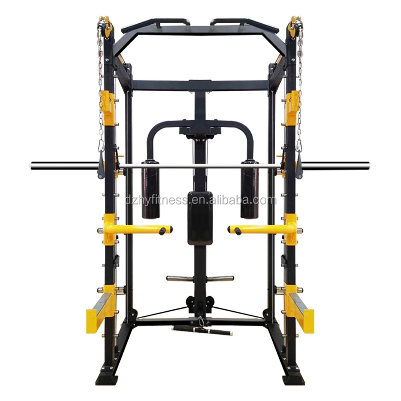 Multi Home Gym Equipment Fitness Station Smith Cable Rack / FTS GLIDE / SQUAT