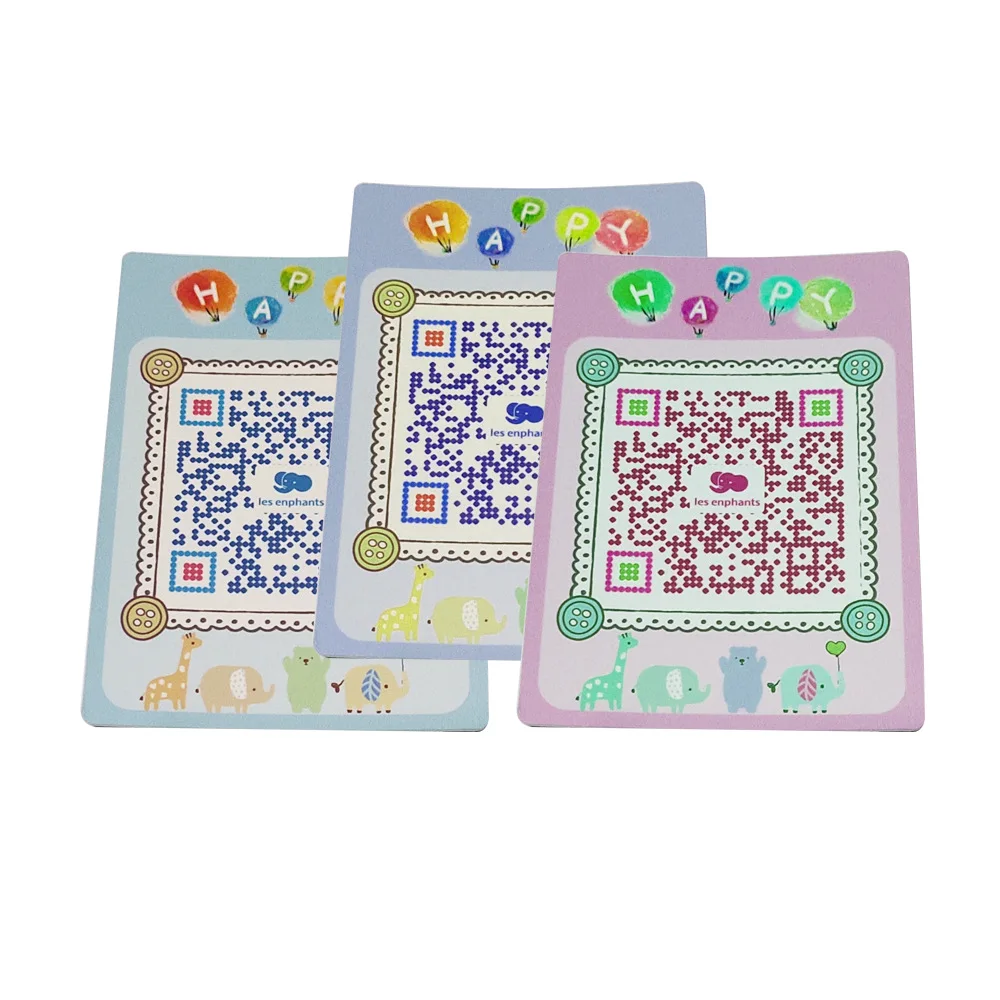 Factory customized color printed fancy after-sale service card thank you insert card