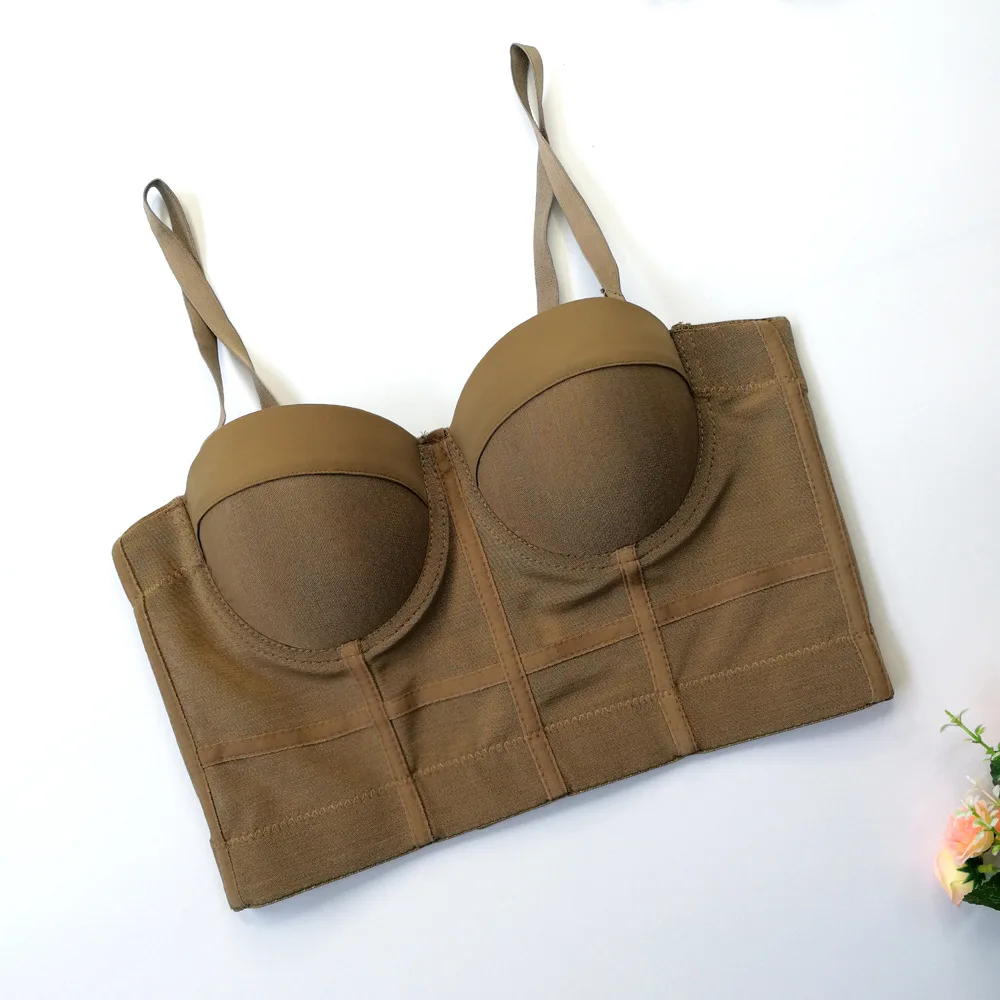 Women Fashion Mesh Crops Top Et Haut Corsets Green Corset Top Corset Femme 2024