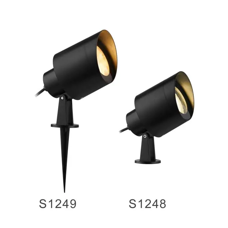 S1249 outdoor lights garden spot light PC material waterproof ip65 lawn lamp exterior garden led spike light