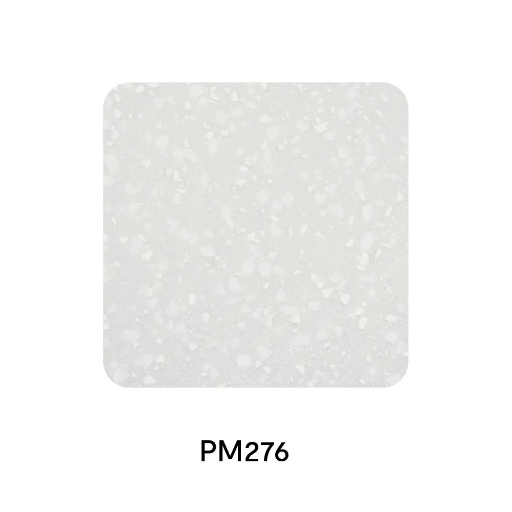Particles Vein Pm276-durasein Customized Thermoform Resin Stone Solid Surface Sheet Pure Acrylic Big Slab More Than 5 Years