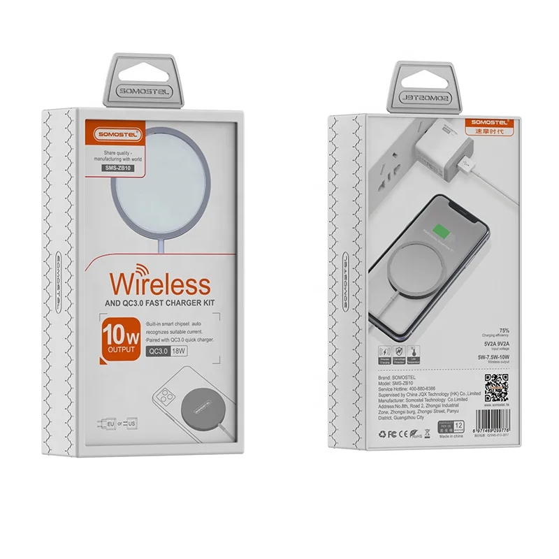 Cargador Inalambrico 2023 Nuevo Mayorista 9v2a 15w Cargador Universal Carga Rapida Personalizada Power Bank