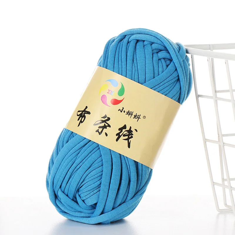 Wool wholesale fancy crochet yarn acrylic t shirt fabric yarn DIY hand knitted yarn