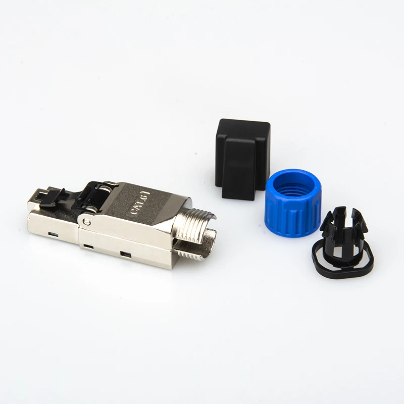 Toolless Shielded  RJ45 CAT6a FTP 8P8C Connector Toolless Modular Plug RJ45 FTP Connector Plug