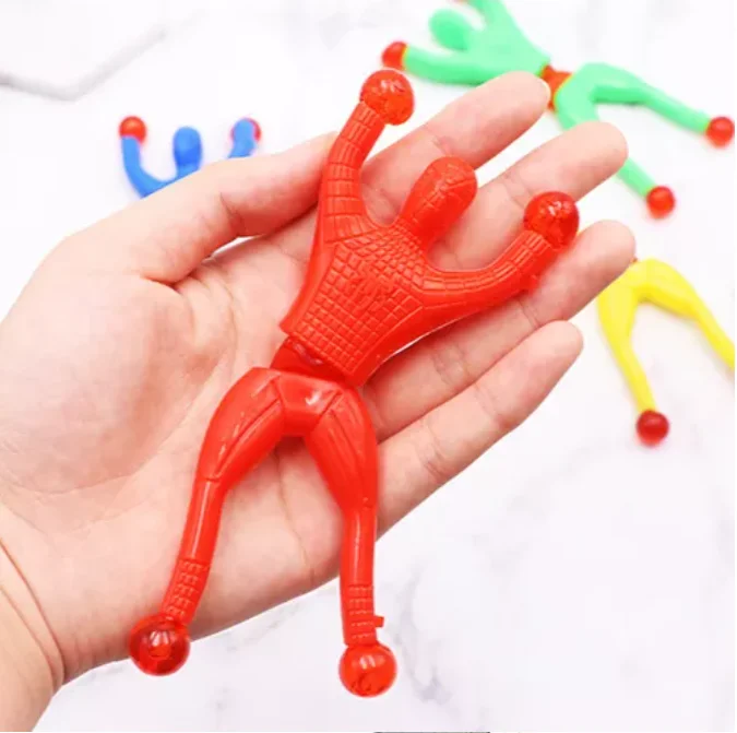 2022 Hot-Selling Large  Sticky Palms Tumbler Toy High Quality Wall Climbing Spider Man