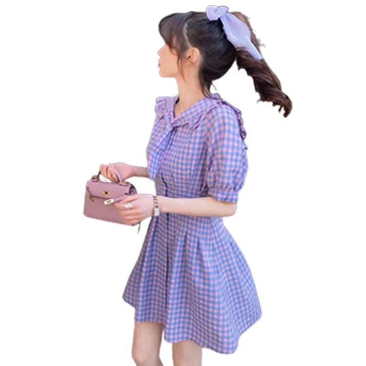 wholesale tartan dresses gingham uniform check fabric grid shirt blend poly cotton mixed yarn dyed shirt plaid fabric for man