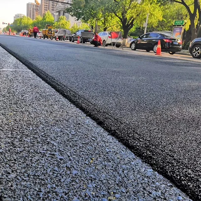 Асфальтовая эмульсия для теплого асфальта, местное производство, битумный материал для мощения, толщина всего 1 см