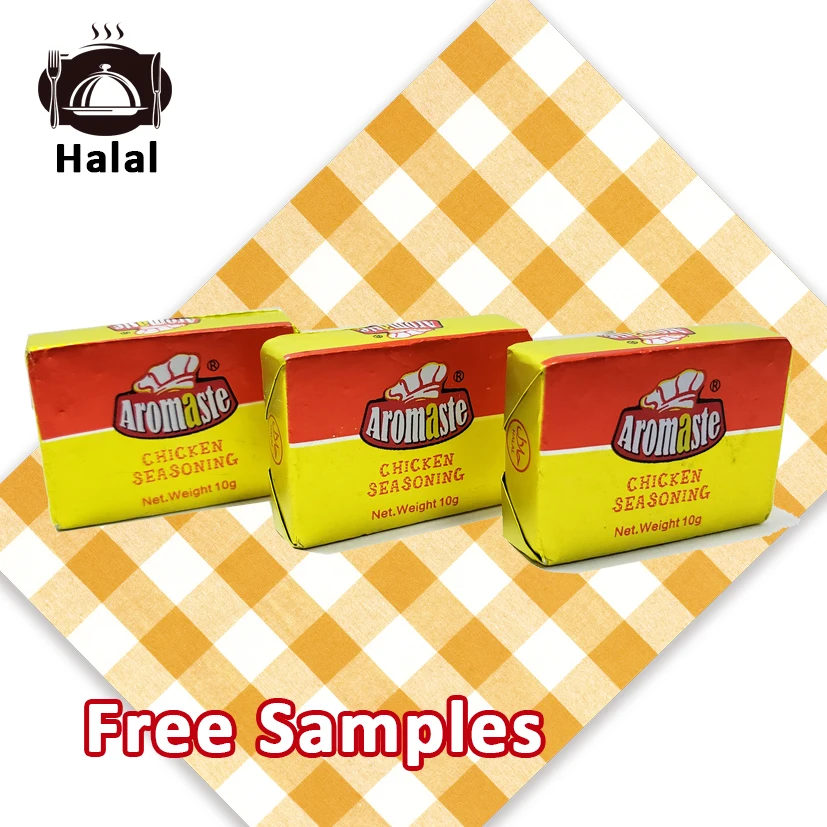 HALAL Good Taste Chicken Flavor Stock Cube Bouillon For West Africa